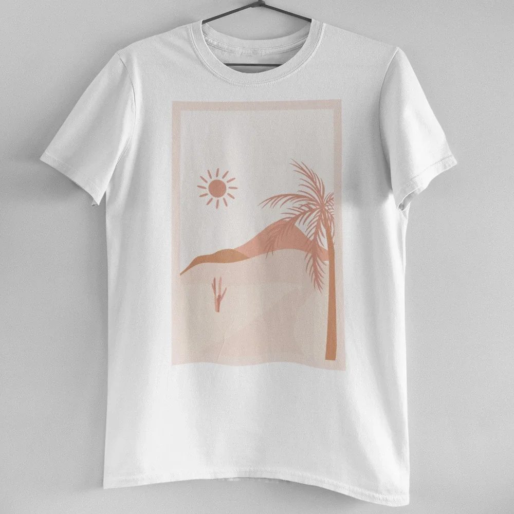 Desert Dunes Dusty Rose Graphic Tee - Picture 1 of 5